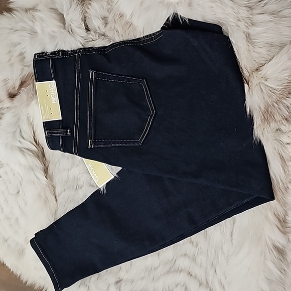 NWT Michael Kors Basics Dark Rinse Wash Izzy Skinny Jeans Sz 8 - Picture 4 of 15